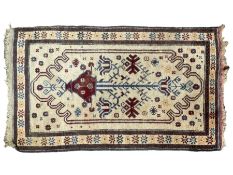 Persian Baluchi ivory ground rug