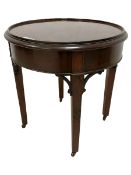 Georgian Chippendale design mahogany side table