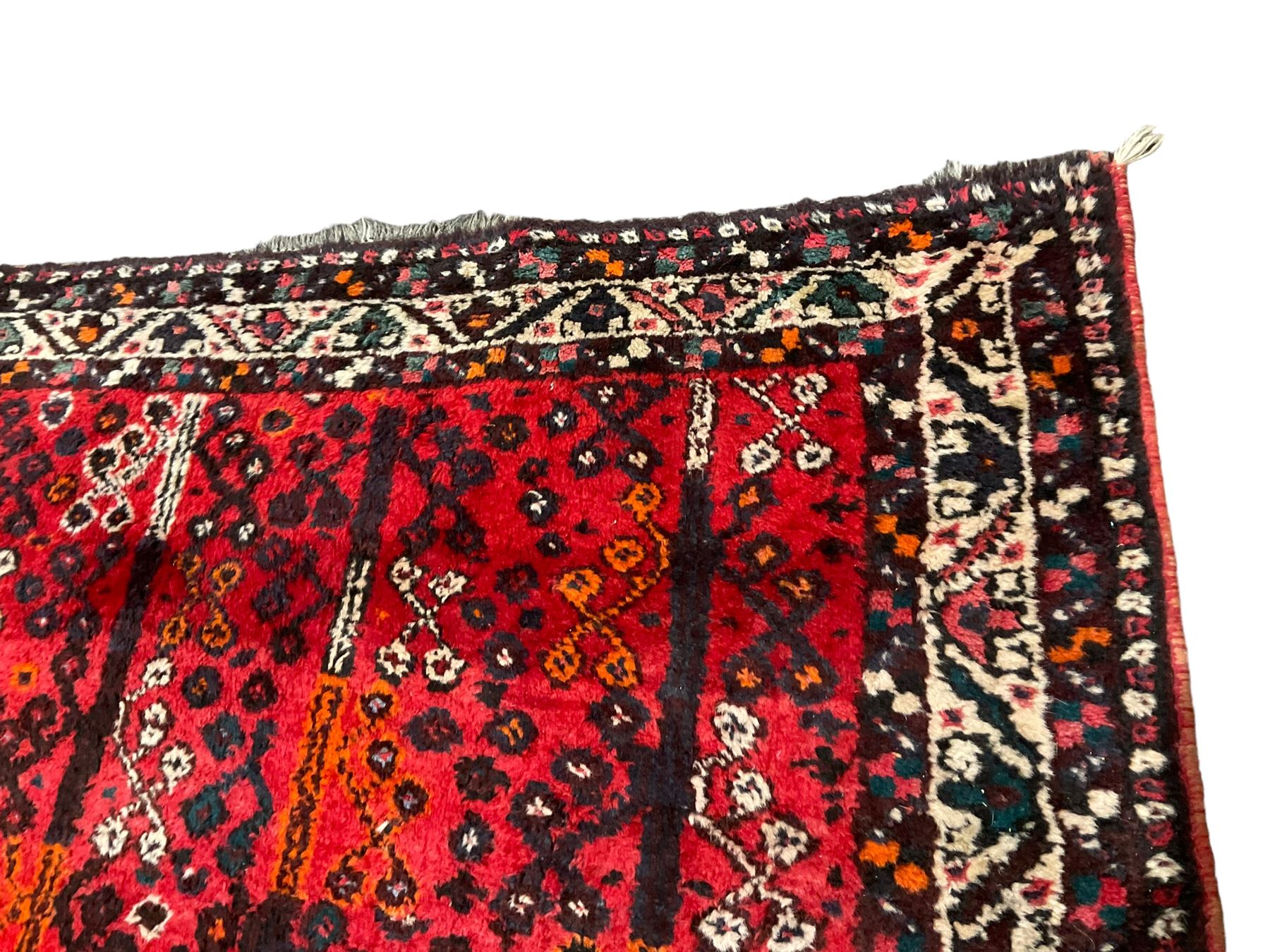 Persian crimson ground rug - Image 2 of 6