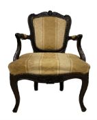 19th century Portuguese open armchair