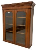 Victorian walnut bookcase