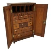 Small 19th century mahogany collector's cabinet