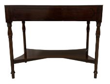 19th century mahogany double washstand