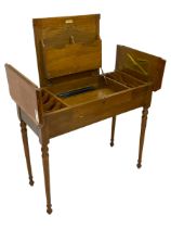 Edwardian oak metamorphic 'Britisher Writing Table'