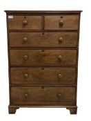 Large Victorian mahogany straight-front chest