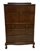 Early 20th century mahogany tallboy