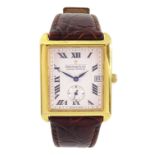Dreyfuss & Co gentleman's 18ct gold quartz wristwatch