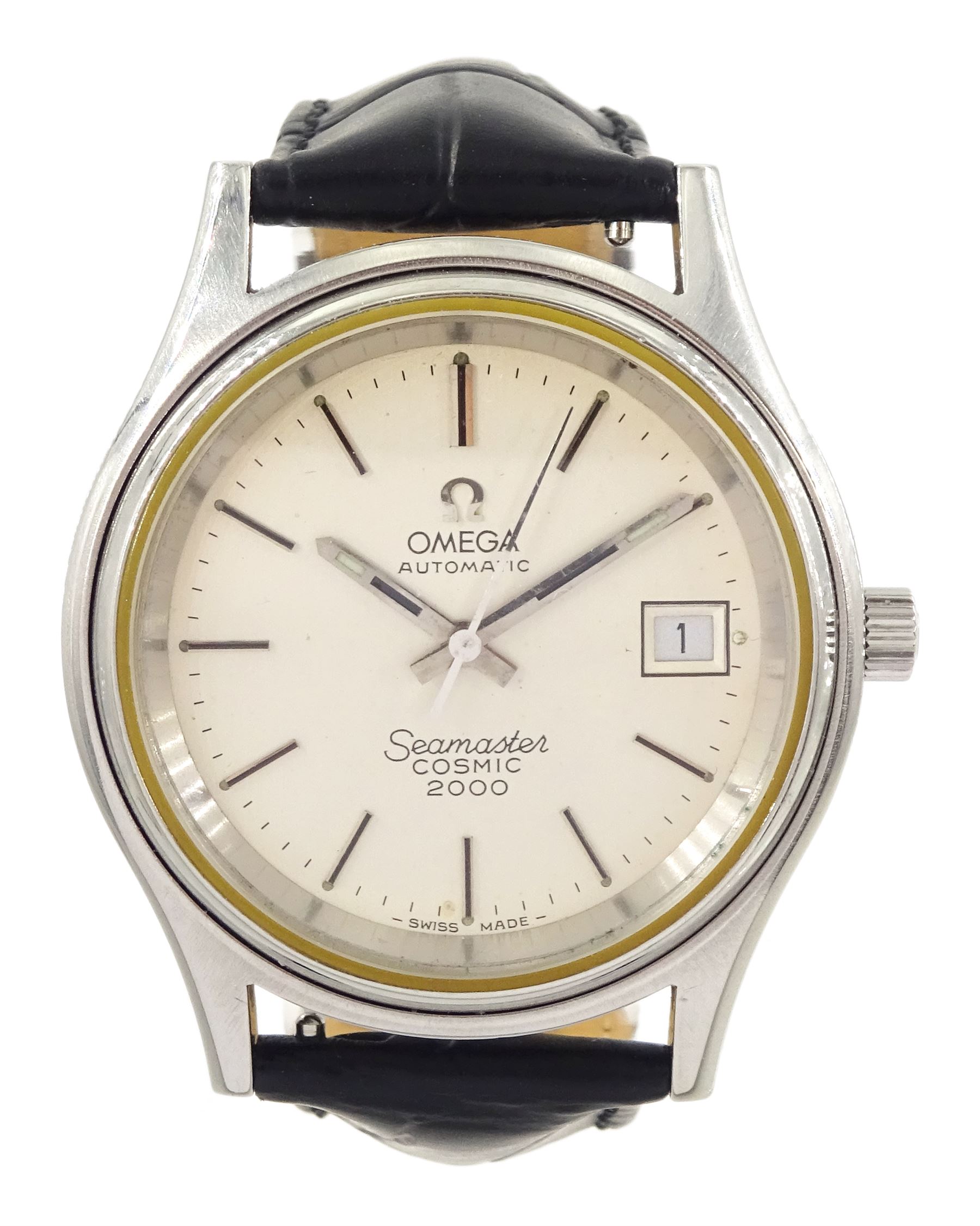 Omega Seamaster Cosmic 2000 gentleman's stainless steel automatic wristwatch