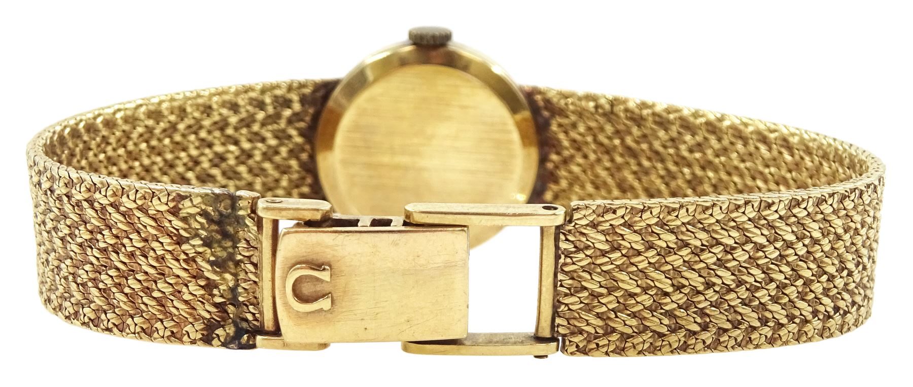 Omega ladies 9ct gold manual wind wristwatch - Image 2 of 3