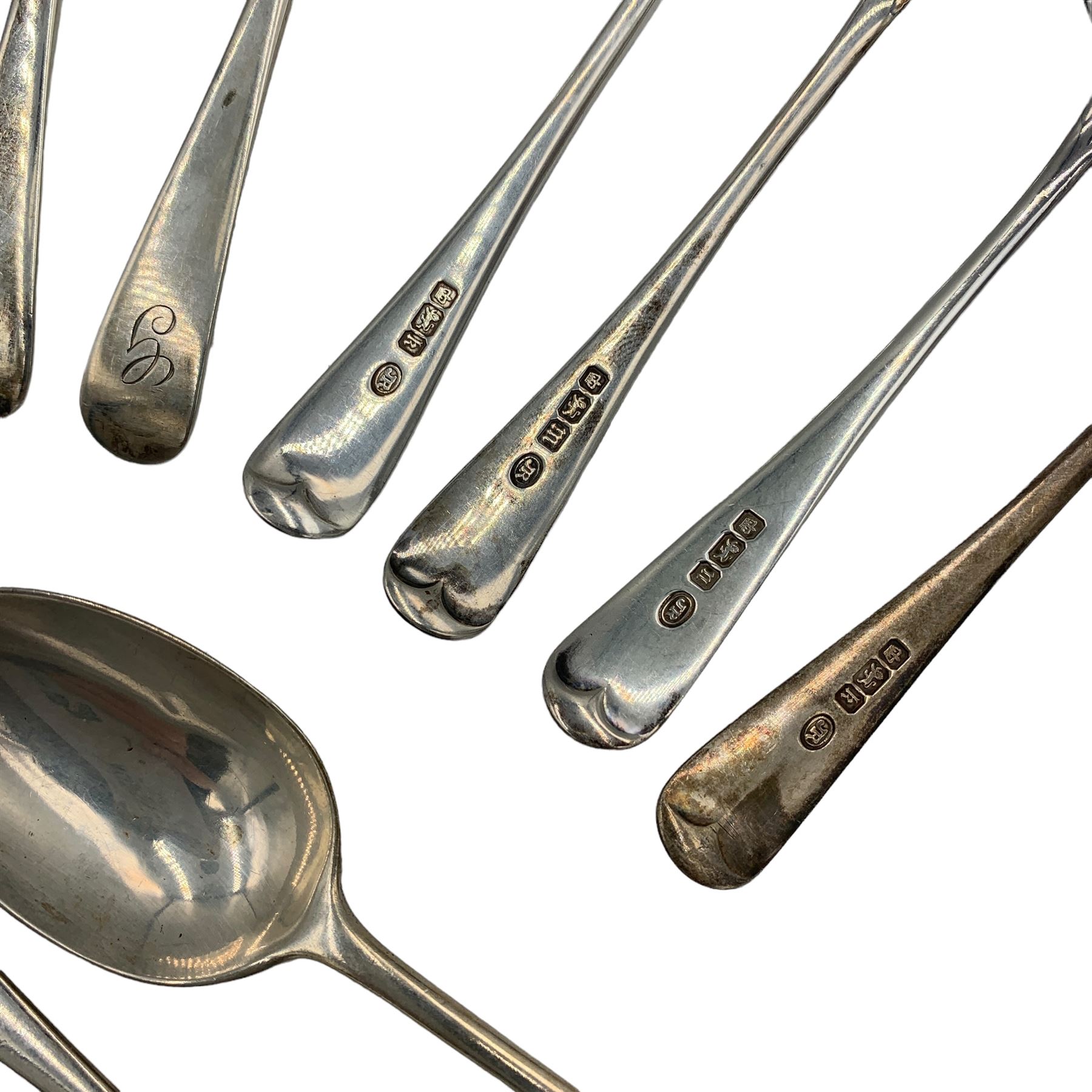 Collection of silver teaspoons - Image 3 of 3