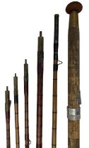 Hardy three-piece split cane fly rod