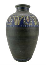 Continental pottery vase