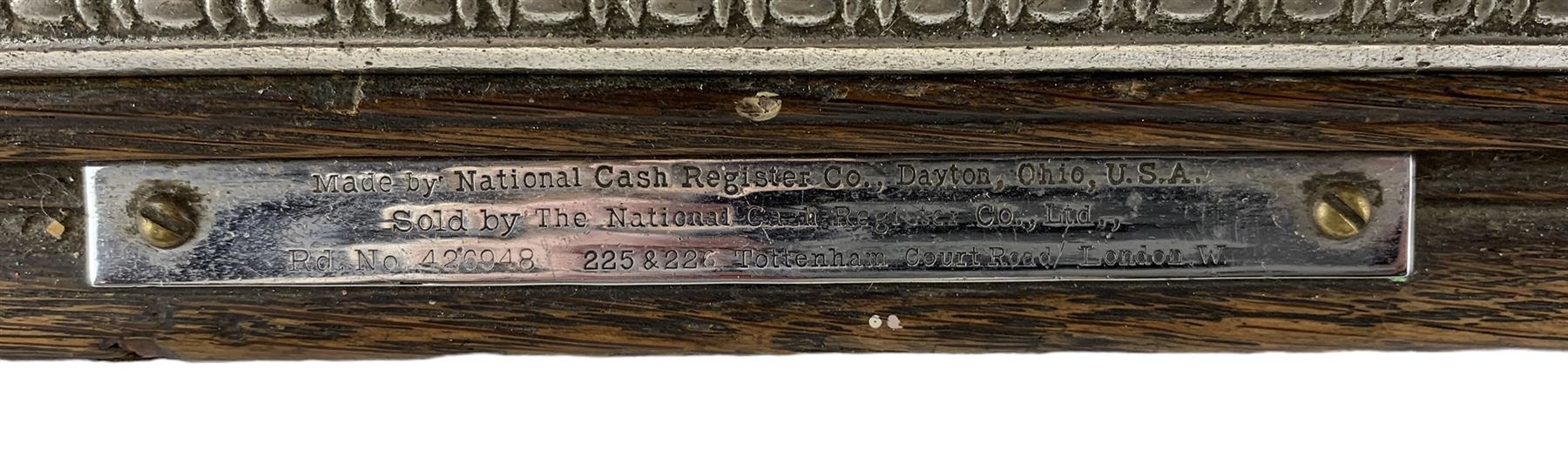 Early 20th century National Cash Register by the National Cash Register Co. - Image 4 of 5