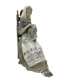 Lladro figure 'The Embroiderer'