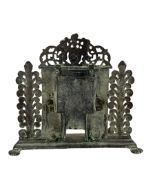 Victorian salesman miniature cast brass fireplace and surround