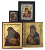 Four reproduction Byzantine Icons