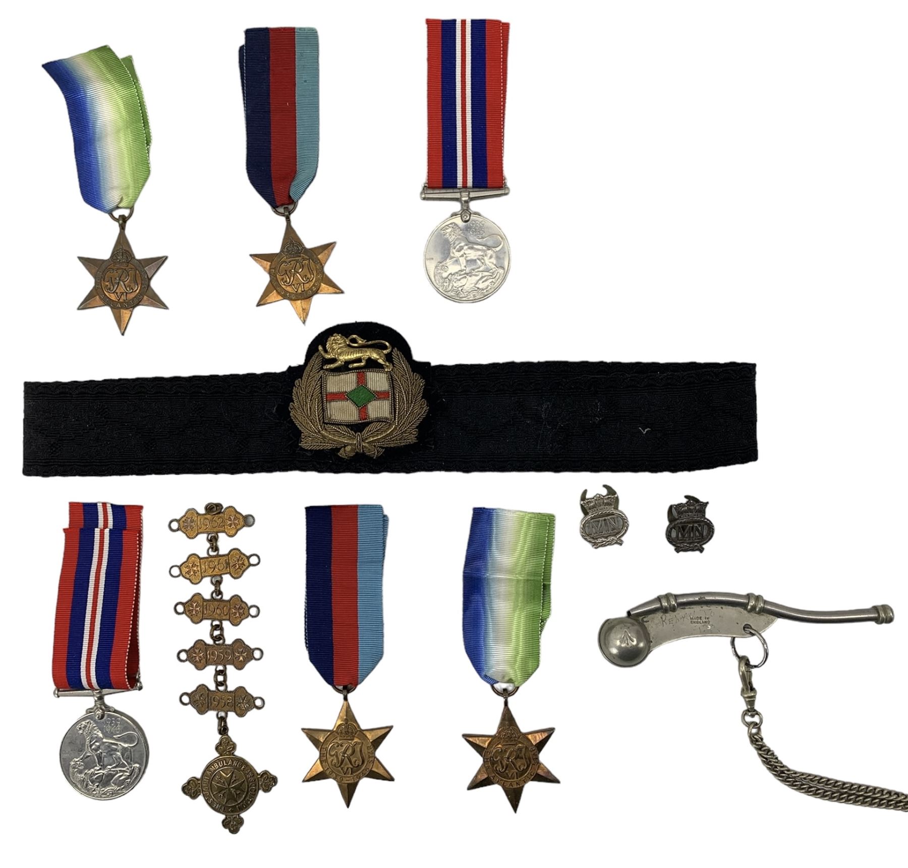 Trio of WWII medals to R79739 J T Bullock