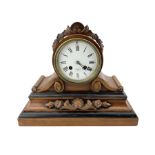 French - late 19th century 8-day mantle clock