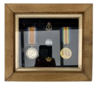 Pair of World War I medals to 122029 A/Cpl Alfred Stanley Maddison