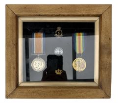 Pair of World War I medals to 122029 A/Cpl Alfred Stanley Maddison