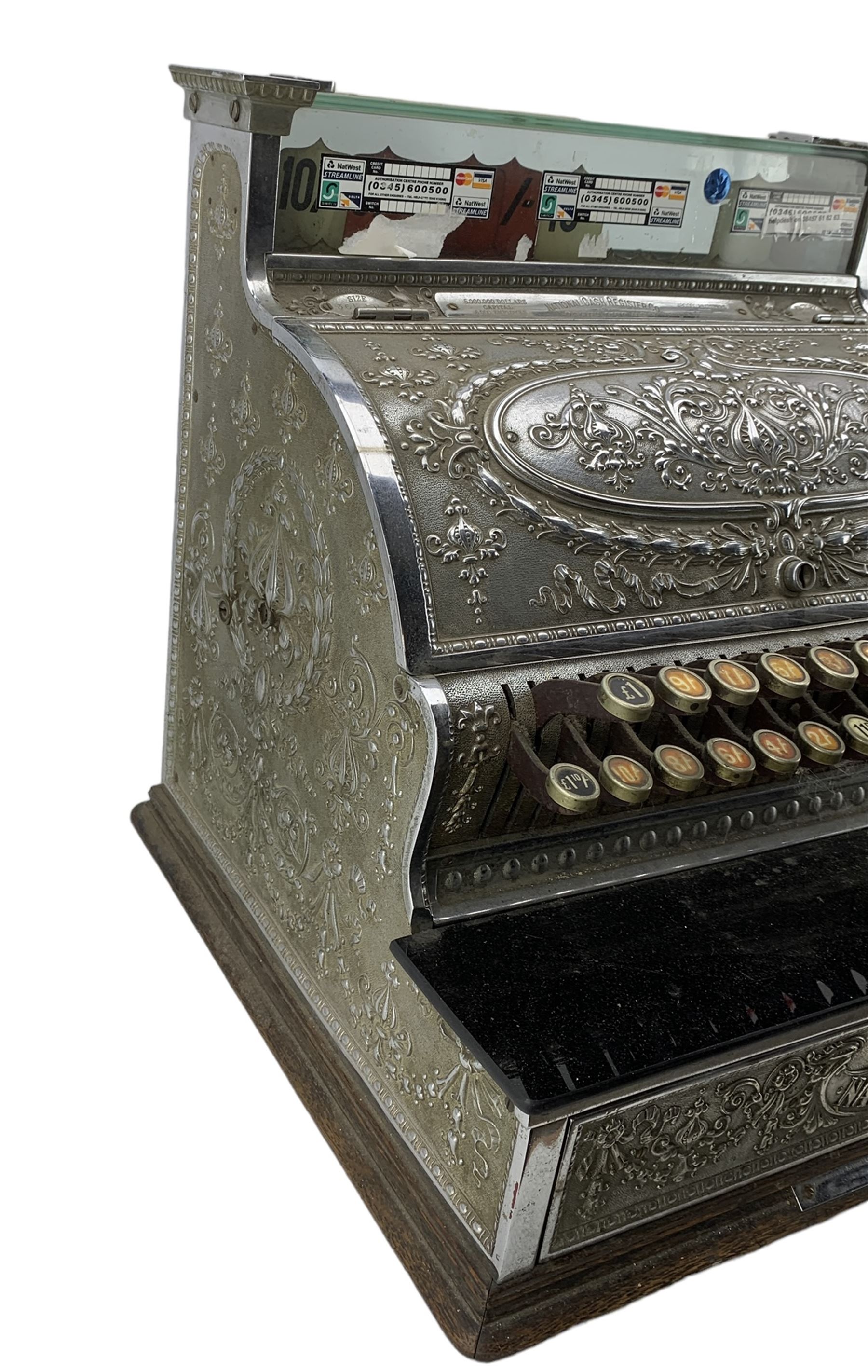 Early 20th century National Cash Register by the National Cash Register Co. - Image 5 of 5