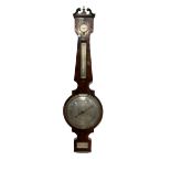 Mid 19th century - mahogany cased four glass barometer