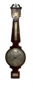 Mid 19th century - mahogany cased four glass barometer