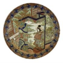 Large Japanese Meiji Imari charger