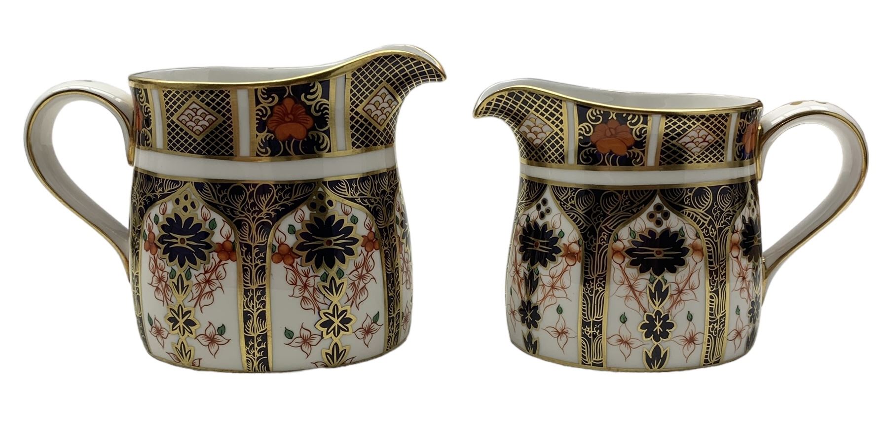 Royal Crown Derby Imari tea set no. 1128 comprising six teacups - Image 3 of 4