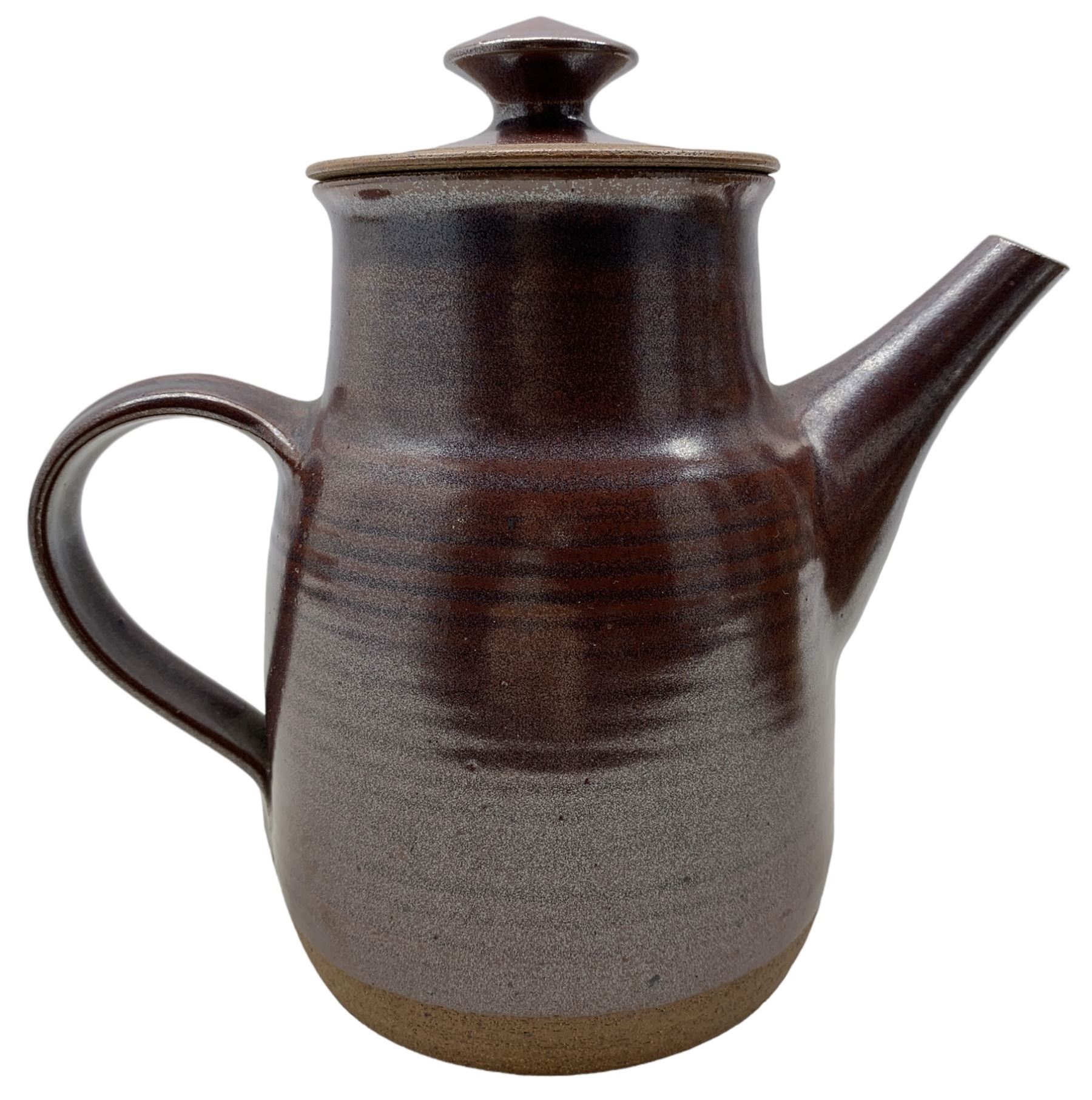 David Lloyd Jones (1928-1994): Three pieces of studio pottery to include a teapot - Image 6 of 7
