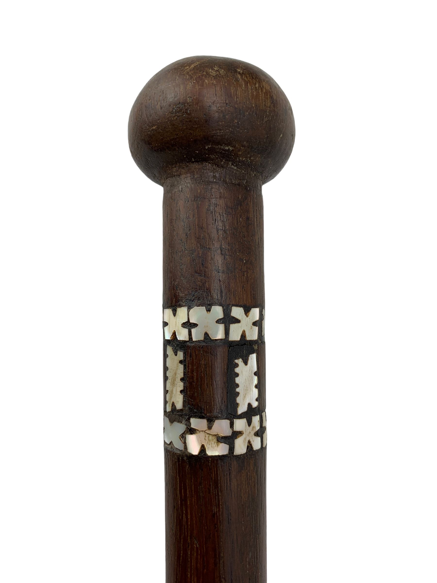 African short spear with bound wooden handle L80cm - Image 2 of 6