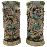 Pair of Capodimonte vases