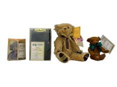 Four Merrythought teddy bears