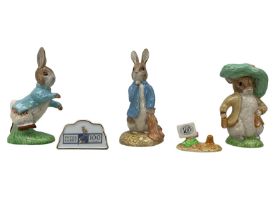 Three Beatrix Potter figures