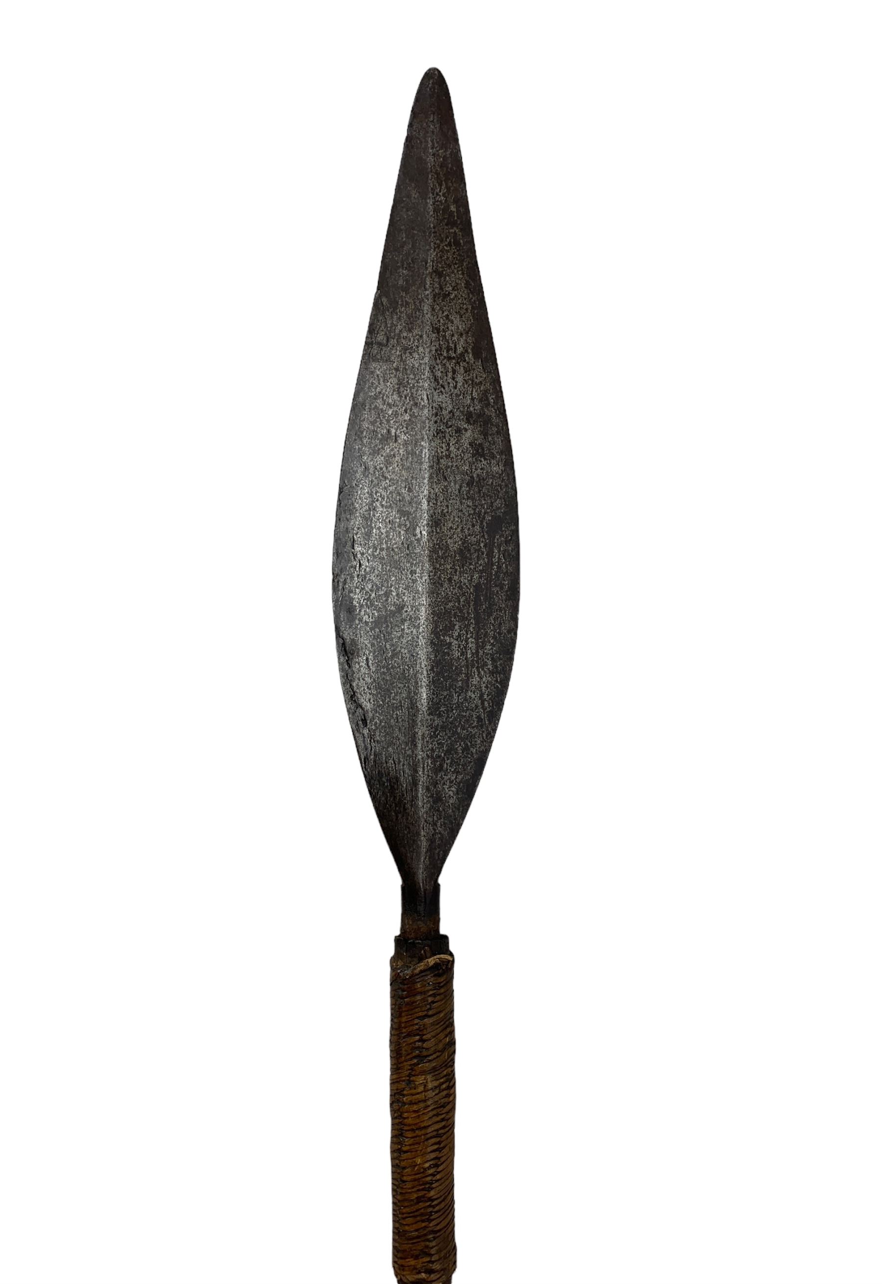 African short spear with bound wooden handle L80cm - Image 5 of 6