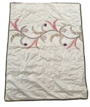 Sanderson quilted silk bedspread