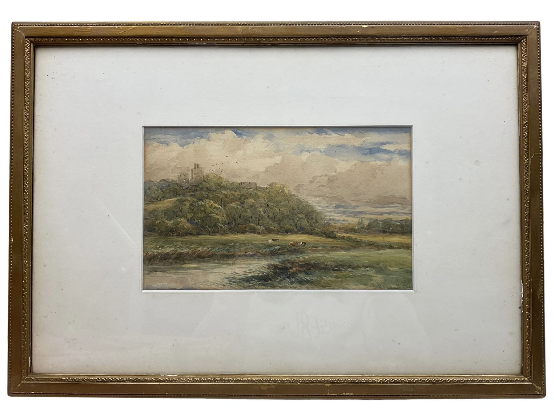 James Orrock (British 1829-1913): Conisbrough Castle - Yorkshire - Image 2 of 2
