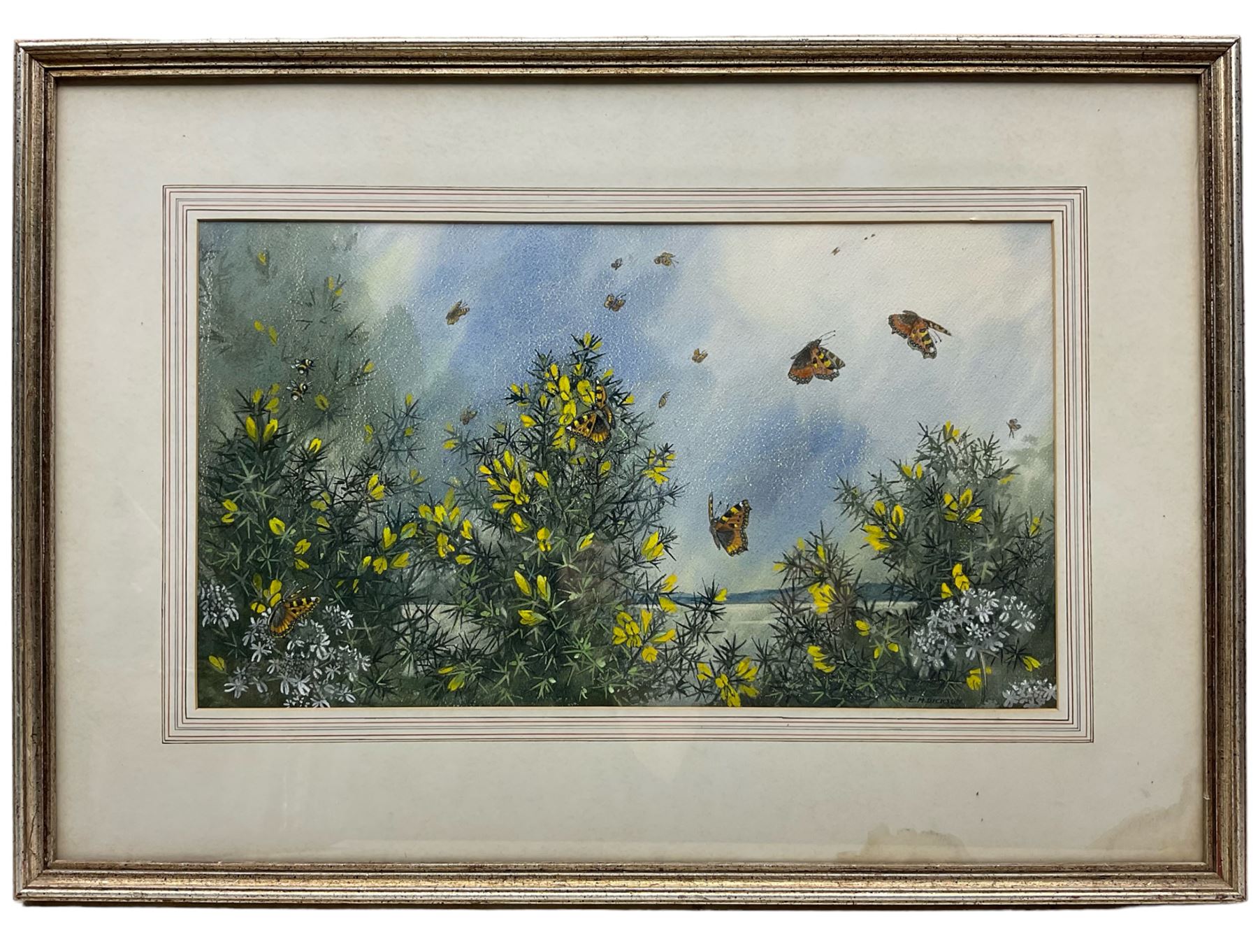 Evangeline Dickson (British 1922-1992): 'The Day of the Butterflies' 'Starlings Coming to Roost' and - Image 2 of 7
