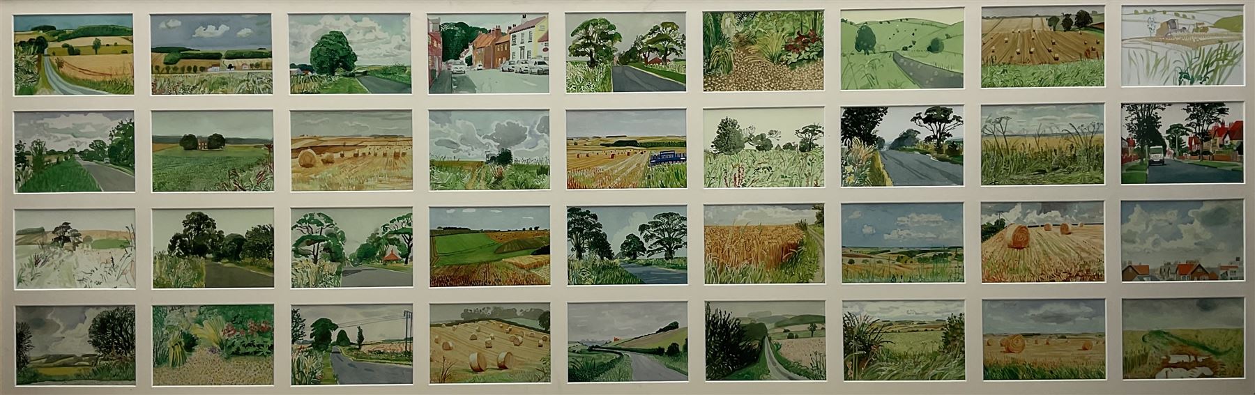 After David Hockney (British 1937-): Yorkshire in Spring