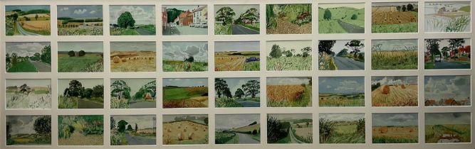 After David Hockney (British 1937-): Yorkshire in Spring