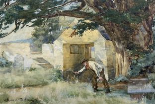 George Sheridan Knowles (British 1863-1931): The Gardener