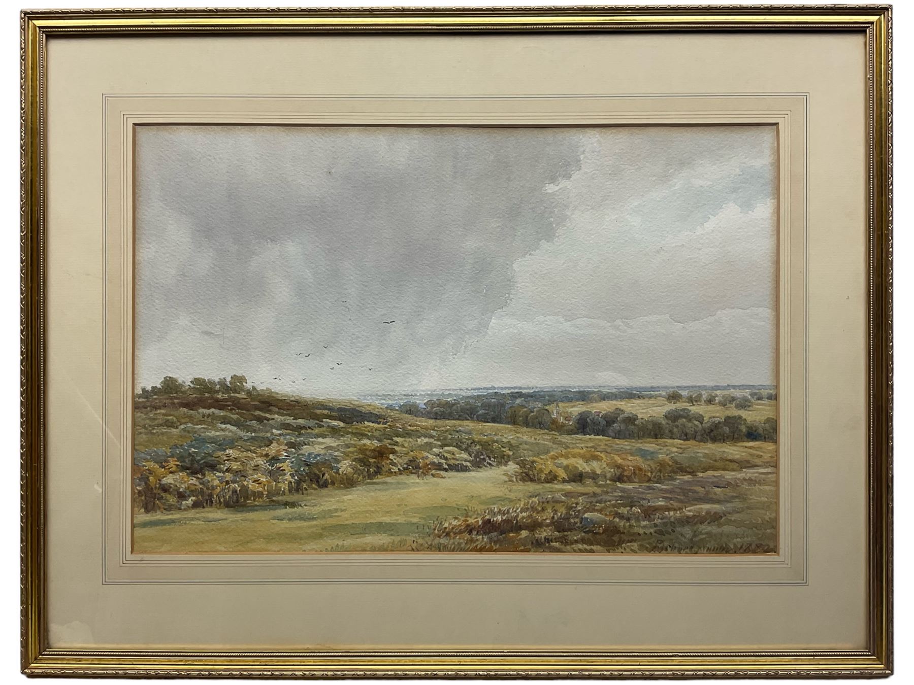 Richard Smith (British 19th century): Panoramic Rural Landscape - Image 2 of 3