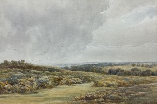 Richard Smith (British 19th century): Panoramic Rural Landscape
