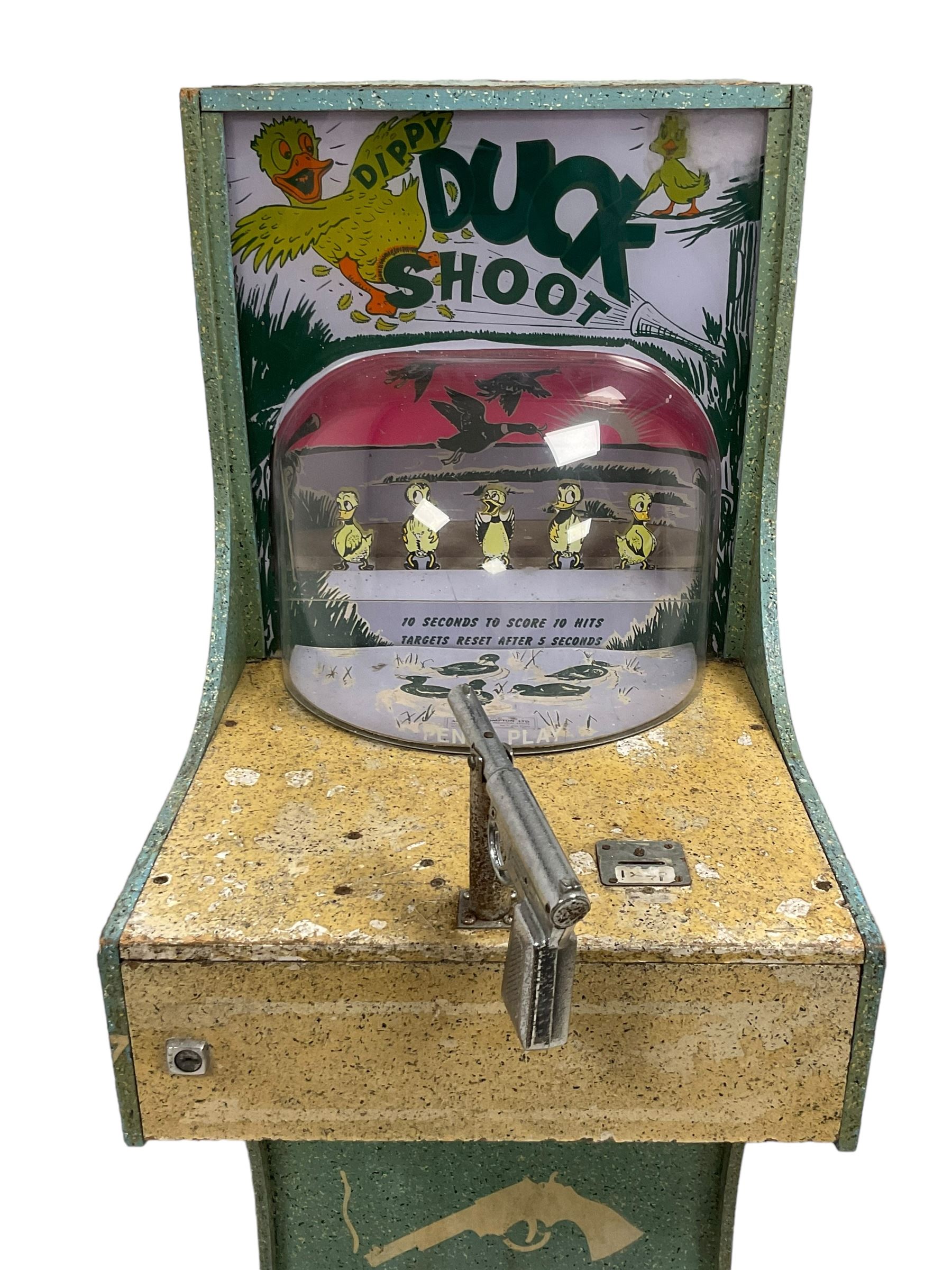 Early 1960s 'Dippy Duck Shoot' upright coin-operated arcade machine - Image 7 of 9