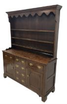 19th century Georgian design oak dresser