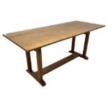 Gordon Russell - circa. 1930s oak refectory dining table