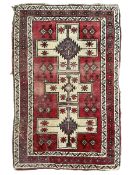 Persian crimson ground rug