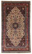 Persian Mahallat crimson ground rug
