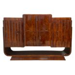 Attributed to Harry & Lou Epstein - Art Deco circa. 1930s figured walnut sideboard