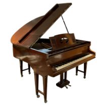 Buelhoff - 20th century German baby grand piano in a mahogany case